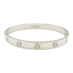 Cartier Love Bracelet, K18WG (White Gold), Women's, Silver