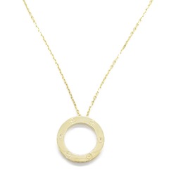 Cartier Love Circle Necklace, K18 (yellow gold), women's, gold