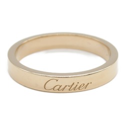 Cartier C de Wedding Ring, K18PG (pink gold), Men's, Women's, Gold