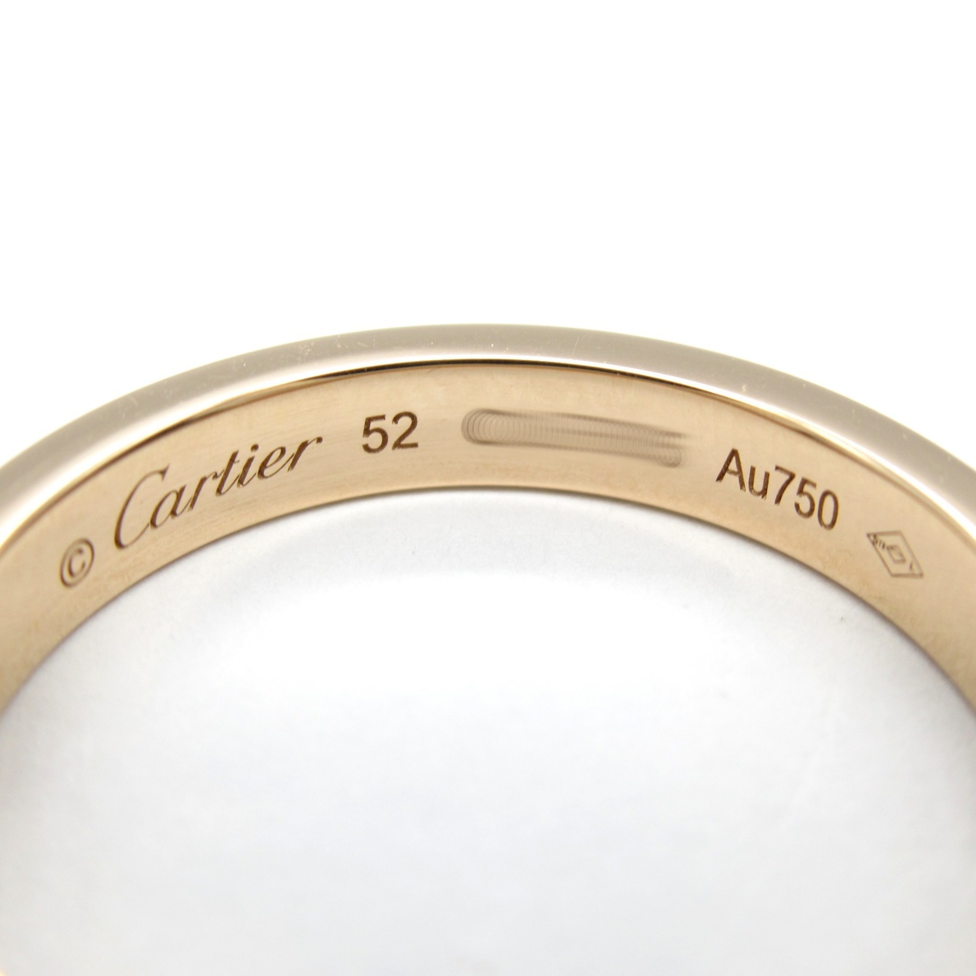 Cartier C de Wedding Ring, K18PG (pink gold), Men's, Women's, Gold