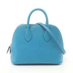 Hermes HERMES Bolide 1923 Handbag Bag Evercolor Women's Blue