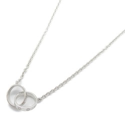 CARTIER Baby Love Necklace K18WG (White Gold) Women's Silver