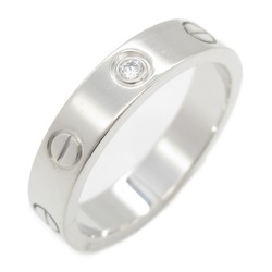 Cartier Love Ring 1PD K18WG (White Gold) Diamond Ladies Clear