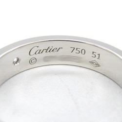 Cartier Love Ring 1PD K18WG (White Gold) Diamond Ladies Clear