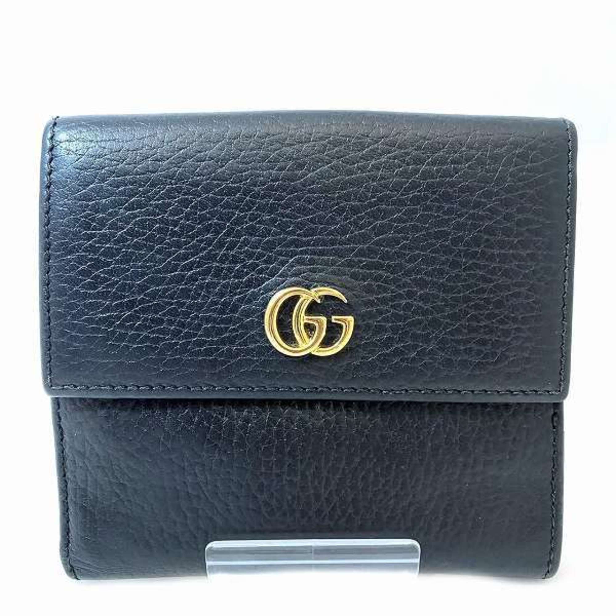 GUCCI GG Marmont Compact Wallet 456122 W Bi-fold for Men and Women