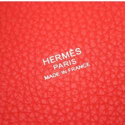 Hermes HERMES Picotin Lock PM Rose Texas Handbag Bag Taurillon Clemence Women's Pink