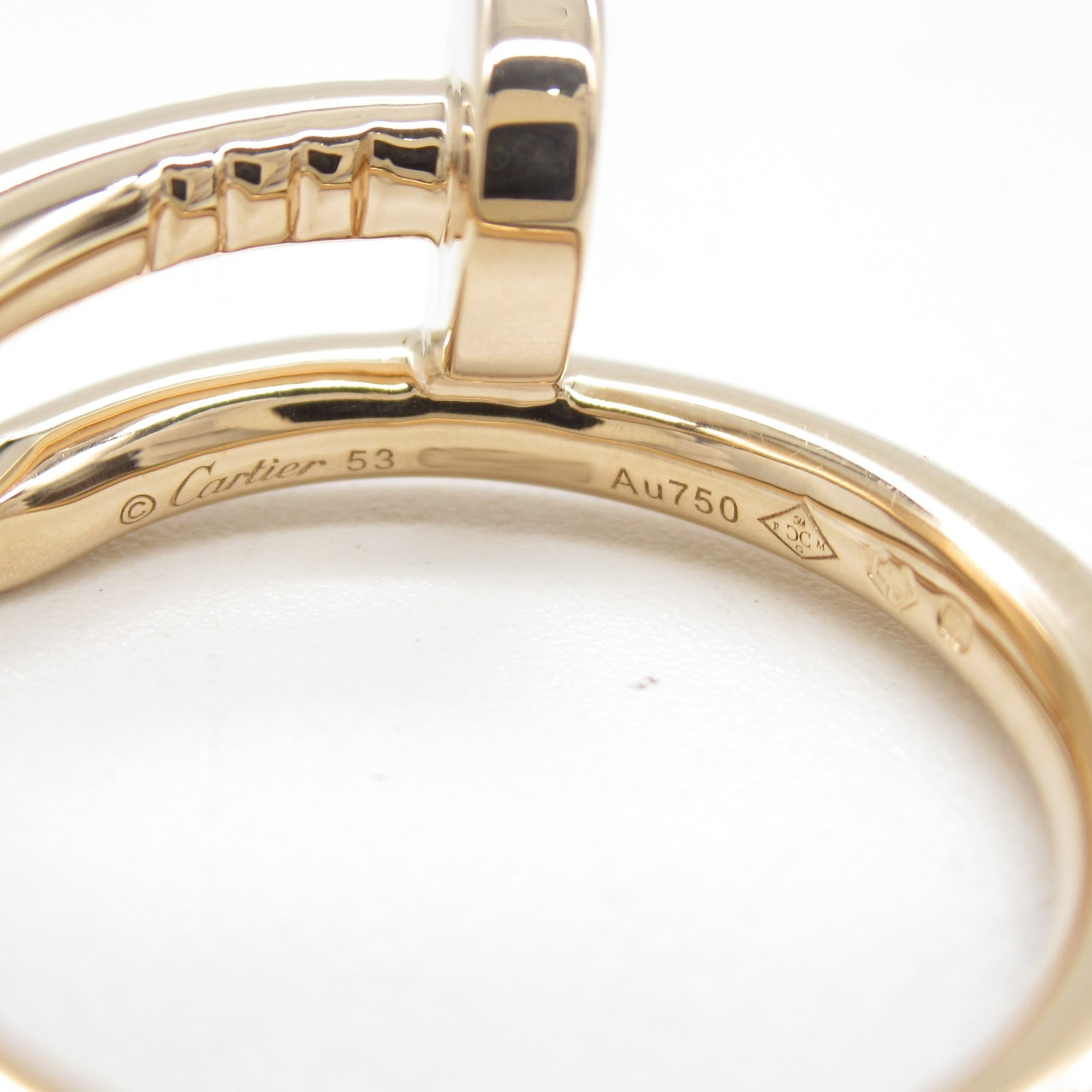 CARTIER Juste un Clou Ring, K18PG (pink gold), women's, gold, B4092553