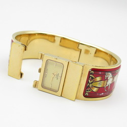 Hermes HERMES Loke Watch GP (Gold Plated) Ladies Gold LO1.201