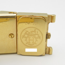 Hermes HERMES Loke Watch GP (Gold Plated) Ladies Gold LO1.201