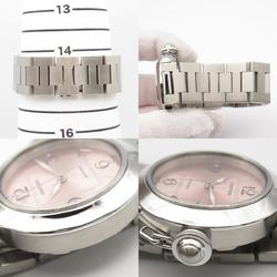 Cartier Pasha C Wristwatch Stainless Steel Men's Women's Pink W31075M7