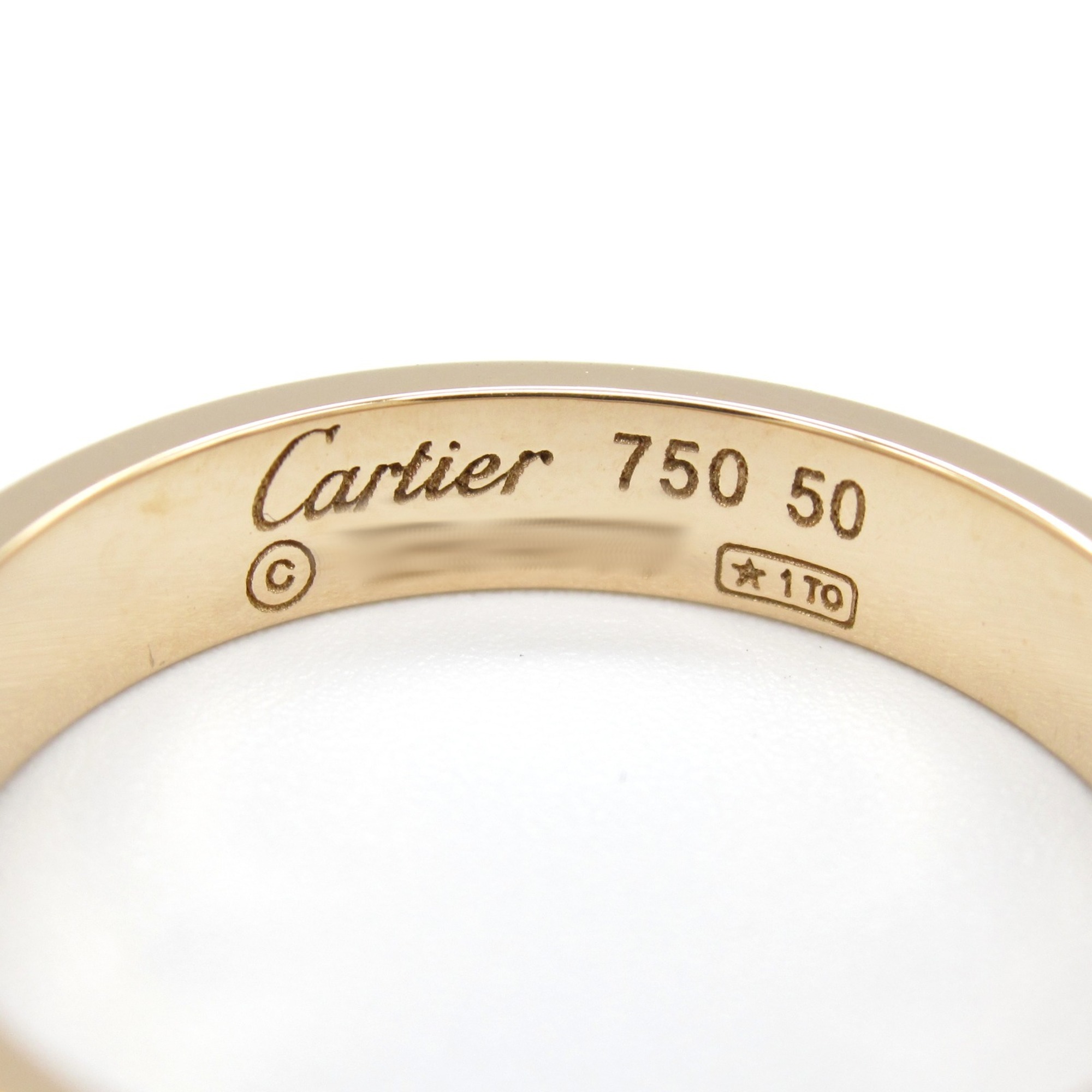 Cartier Love Ring, K18PG (Pink Gold), Women's, Gold