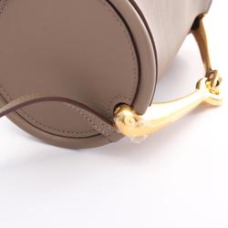 Hermes HERMES Maximall Shoulder Bag Beauvolupt Women's Brown