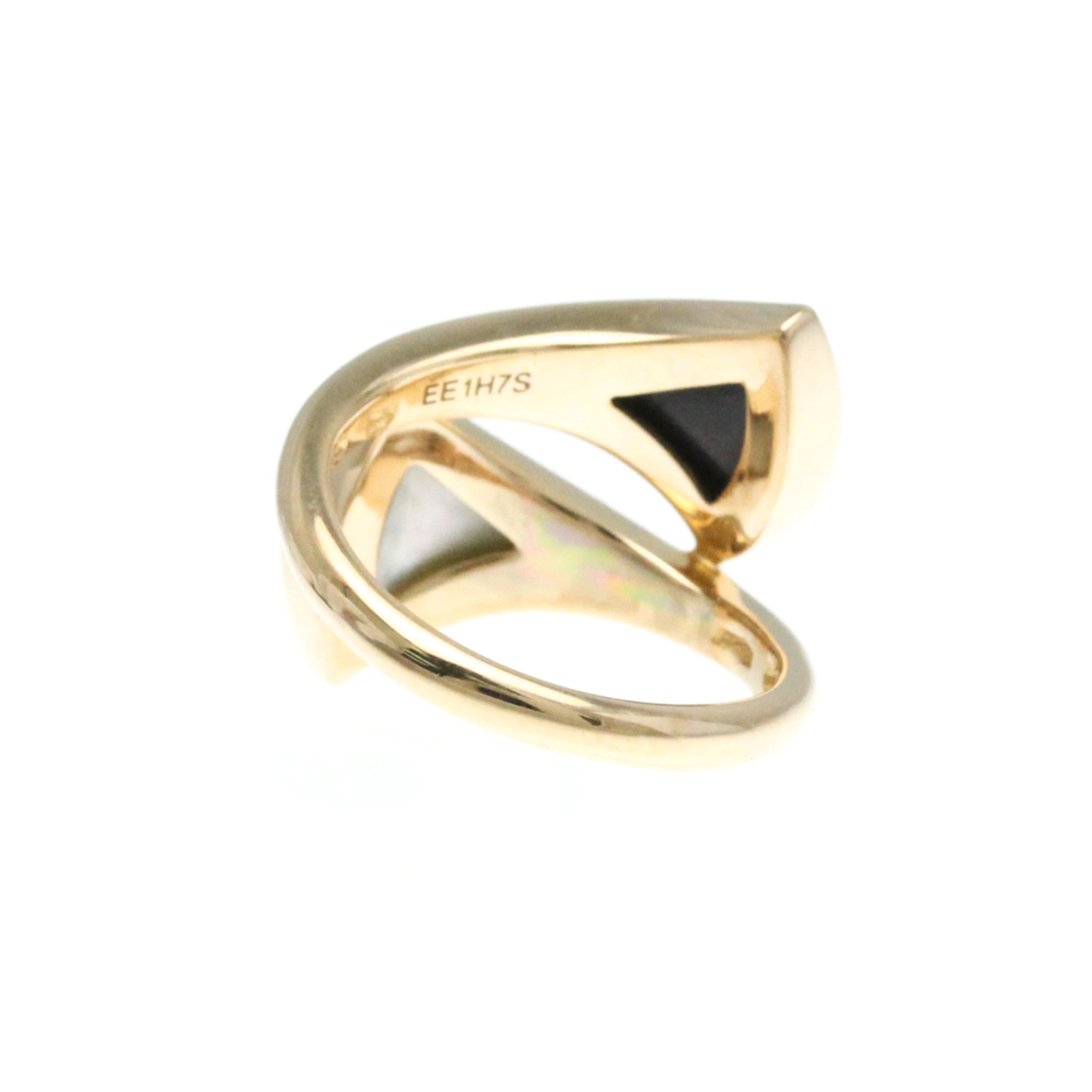 Bvlgari Diva's Dream Ring Pink Gold (18K) Fashion Onyx,Shell Band Ring Pink Gold