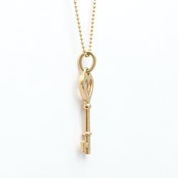 Tiffany Heart Key Necklace Pink Gold (18K) No Stone Men,Women Fashion Pendant Necklace (Pink Gold)