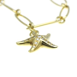 Tiffany Starfish Yellow Gold (18K) Diamond Charm Bracelet Gold