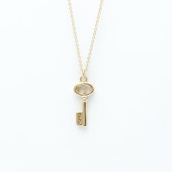 Tiffany Tiffany Keys Vintage Oval Key Mini Pink Gold (18K) No Stone Men,Women Fashion Pendant Necklace (Pink Gold)