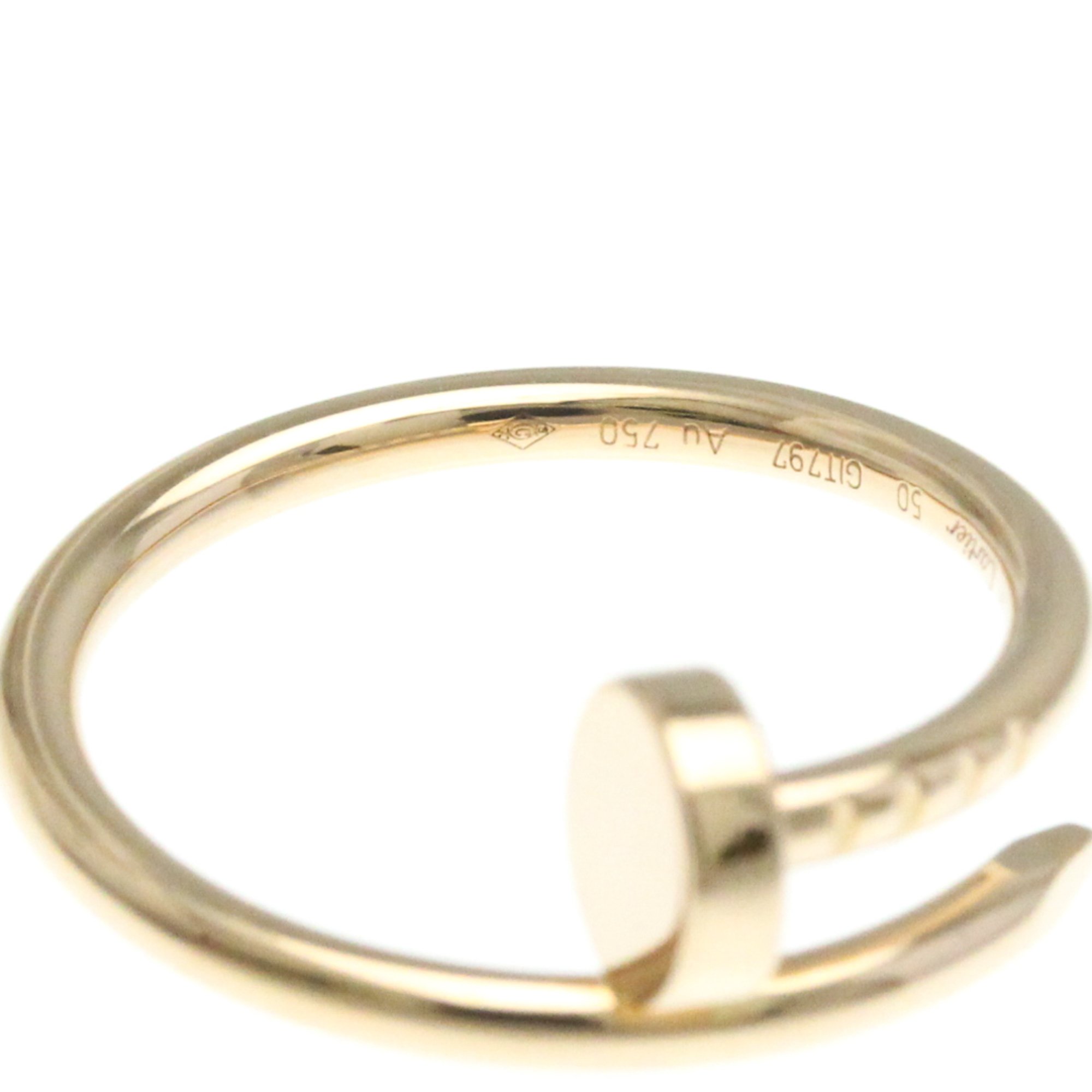 Cartier Juste Un Clou Pink Gold (18K) Fashion No Stone Band Ring Pink Gold