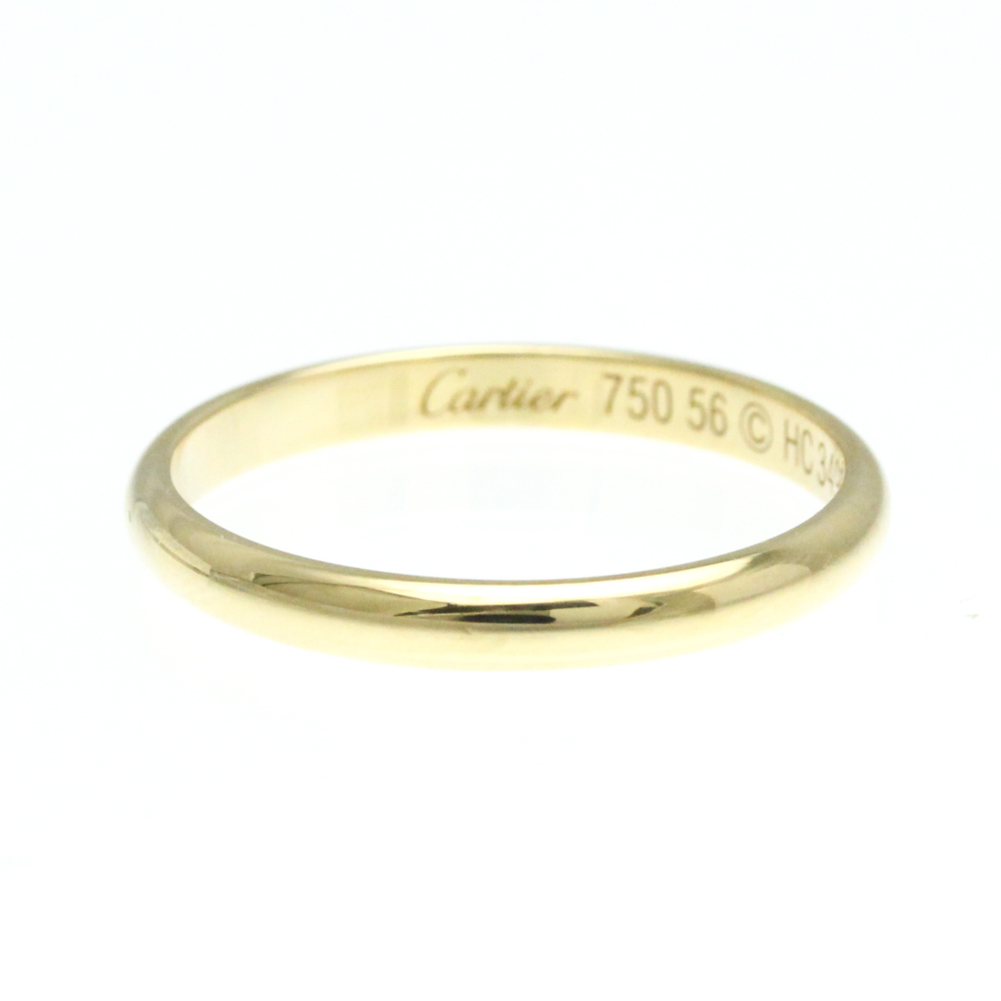 Cartier 1895 Wedding Ring Yellow Gold (18K) Fashion No Stone Band Ring Gold