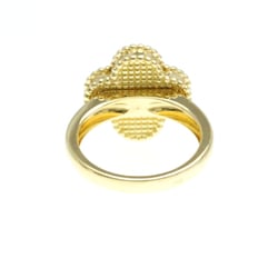 Van Cleef & Arpels Vintage Alhambra Yellow Gold (18K) Fashion Diamond,Onyx Band Ring Black,Gold