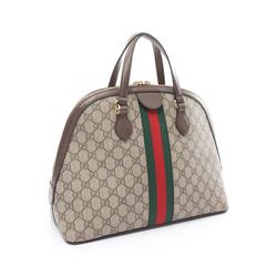 GUCCI Ophidia GG Medium Bag Supreme Handbag Coated Canvas Leather Women's Beige Multicolor 524533