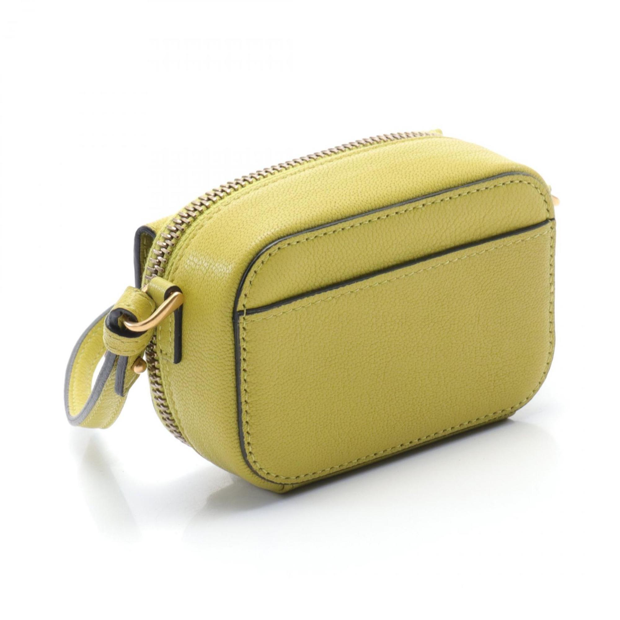 Christian Dior SADDLE shoulder pouch bag leather ladies green