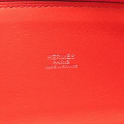 Hermes HERMES Bolide 27 Rouge Coeur Handbag Bag Epsom Leather Women's Red