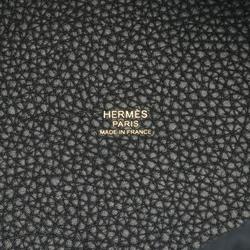 Hermes HERMES Picotin Lock PM Handbag Bag Taurillon Clemence Women's Black