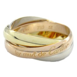 Cartier Trinity Ring, K18 (yellow gold), K18WG (white K18PG (pink Ladies, Gold