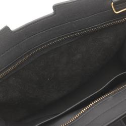 Saint Laurent Baby Cabas YSL Line Handbag Bag Leather Women's Black GIUR424868-0918