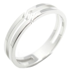 Gucci Infinity Ring, K18WG (White Gold), Men's, Women's, Silver