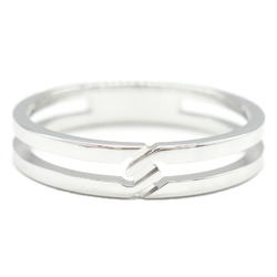 Gucci Infinity Ring, K18WG (White Gold), Men's, Women's, Silver