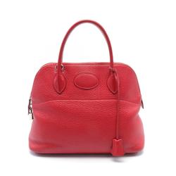 Hermes HERMES Bolide 31 Handbag Bag Taurillon Clemence Women's Red