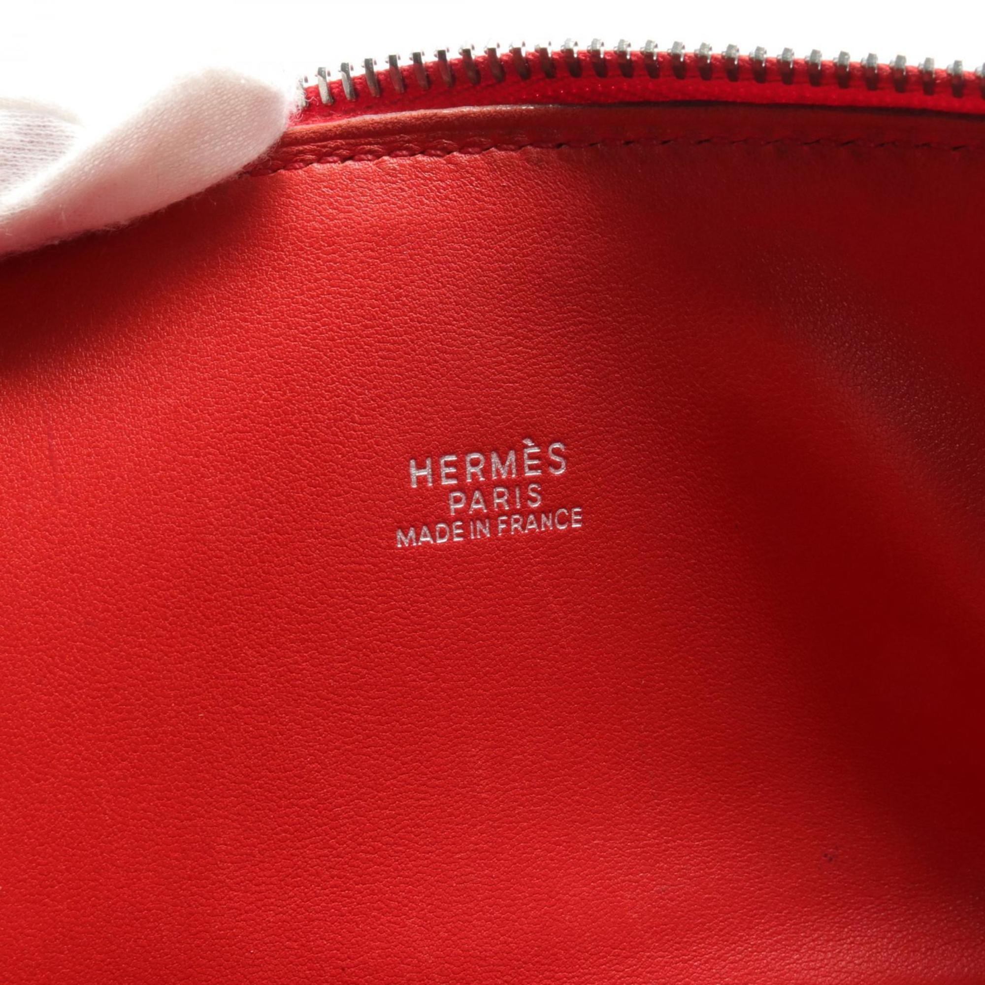 Hermes HERMES Bolide 31 Handbag Bag Taurillon Clemence Women's Red