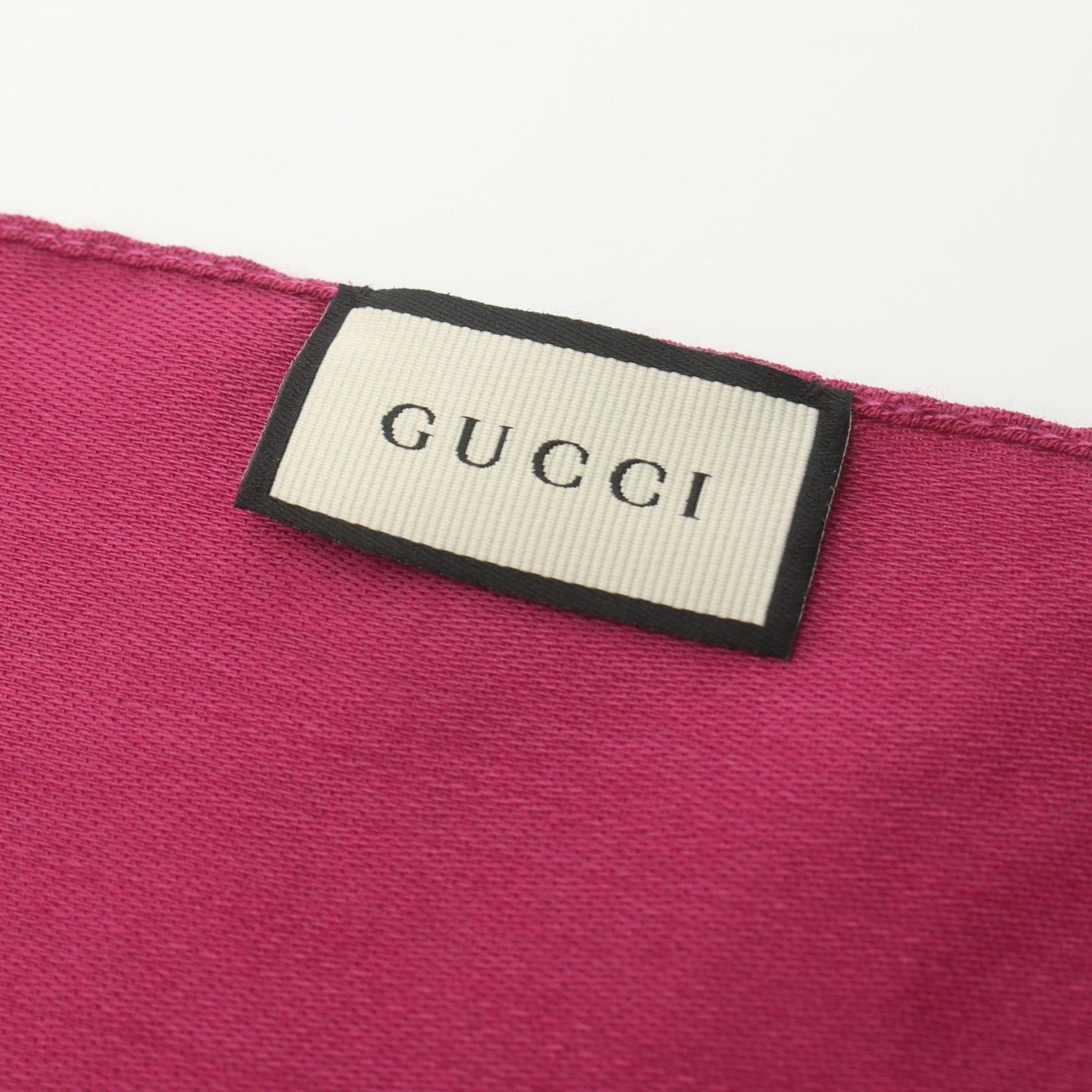 GUCCI GG pattern shawl clothing wool silk women's pink