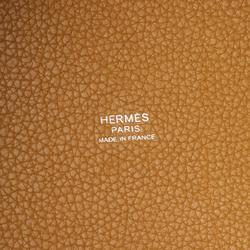 Hermes HERMES Picotin Lock PM Handbag Bag Taurillon Clemence Women's Brown