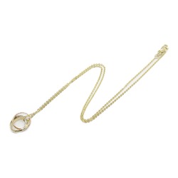 Cartier Baby Trinity 15P Diamond Necklace K18 (Yellow Gold) K18WG (White (Pink Ladies Clear