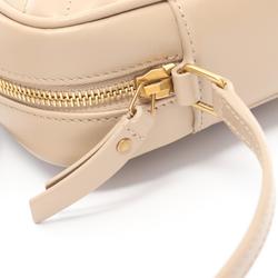 Saint Laurent LOU Monogram Camera Bag Shoulder Leather Women's Beige 761554DV7072721