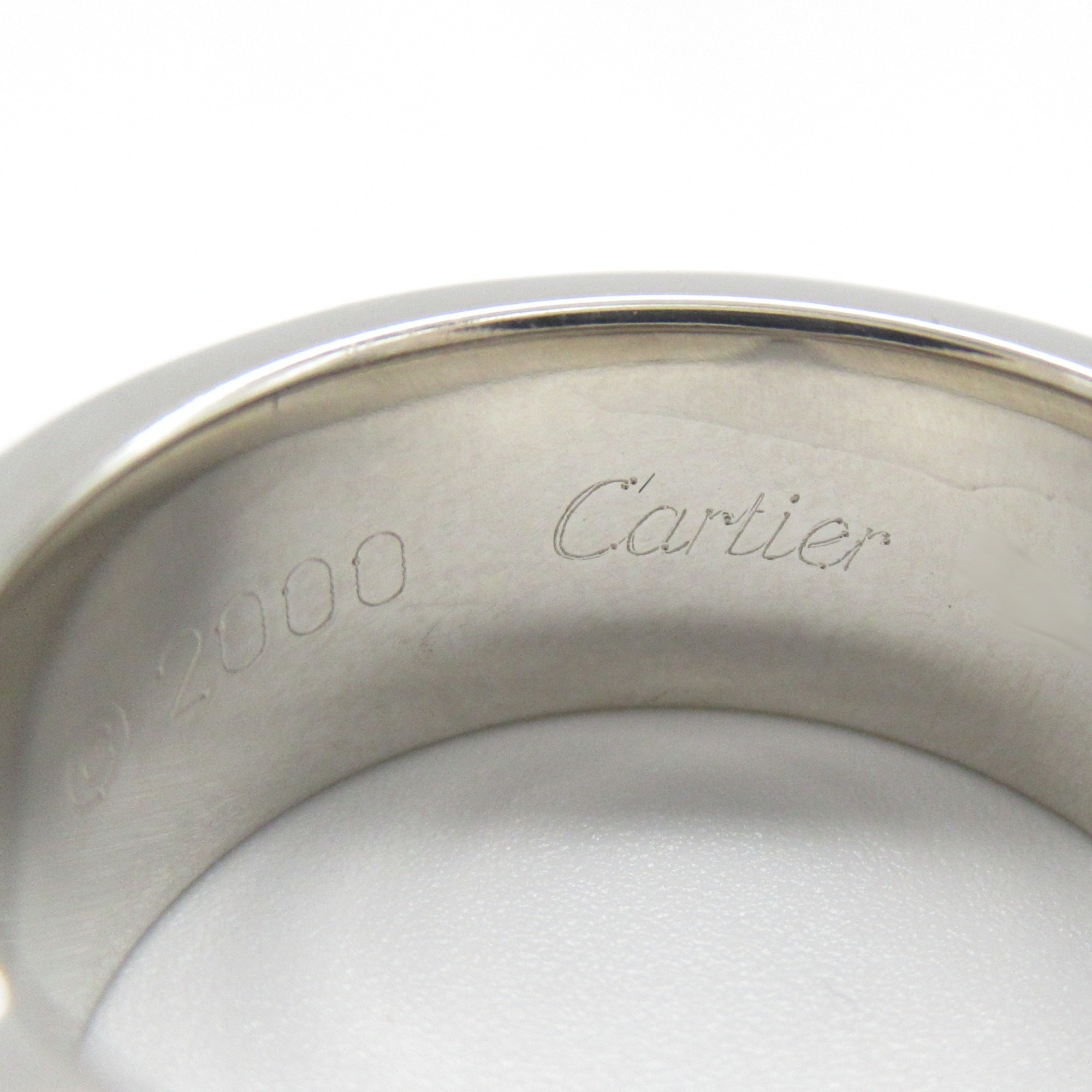 Cartier C2 Happy Birthday Ring, K18WG (White Gold), Men's, Women's, Silver