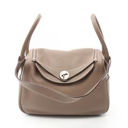 Hermes Lindy 26 Shoulder Bag, Swift Leather, Women's, Brown