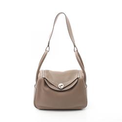 Hermes Lindy 26 Shoulder Bag, Swift Leather, Women's, Brown