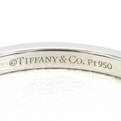 Tiffany Forever Wedding Band PT950 Ring Diamond Total Weight Approx. 3.8g