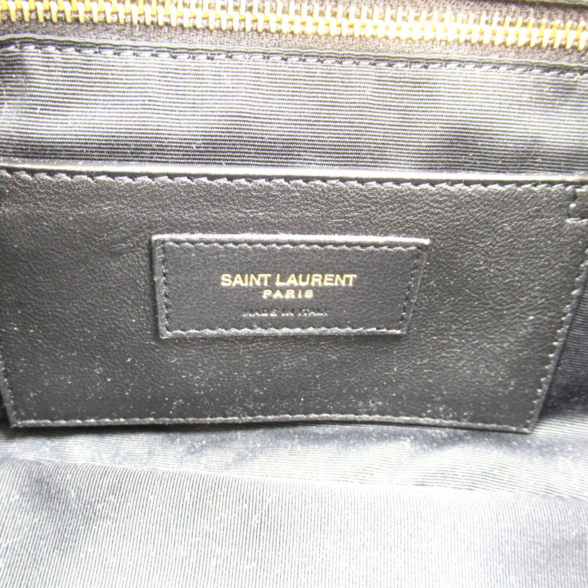 Saint Laurent SAINT LAURENT Chain Shoulder 2-way Bag Leather Women's Brown 763475AAB322186