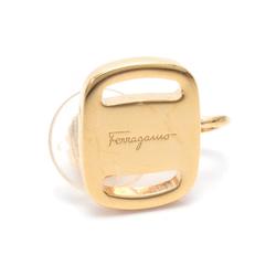 Salvatore Ferragamo Vara Earrings GP (Gold Plated) Women's Gold