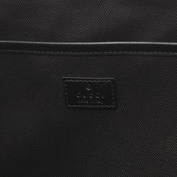 GUCCI GG Supreme Document Case with Interlocking G, Second Bag, Clutch Coated Canvas, Leather, Men's, Black, 79211792TCF1000