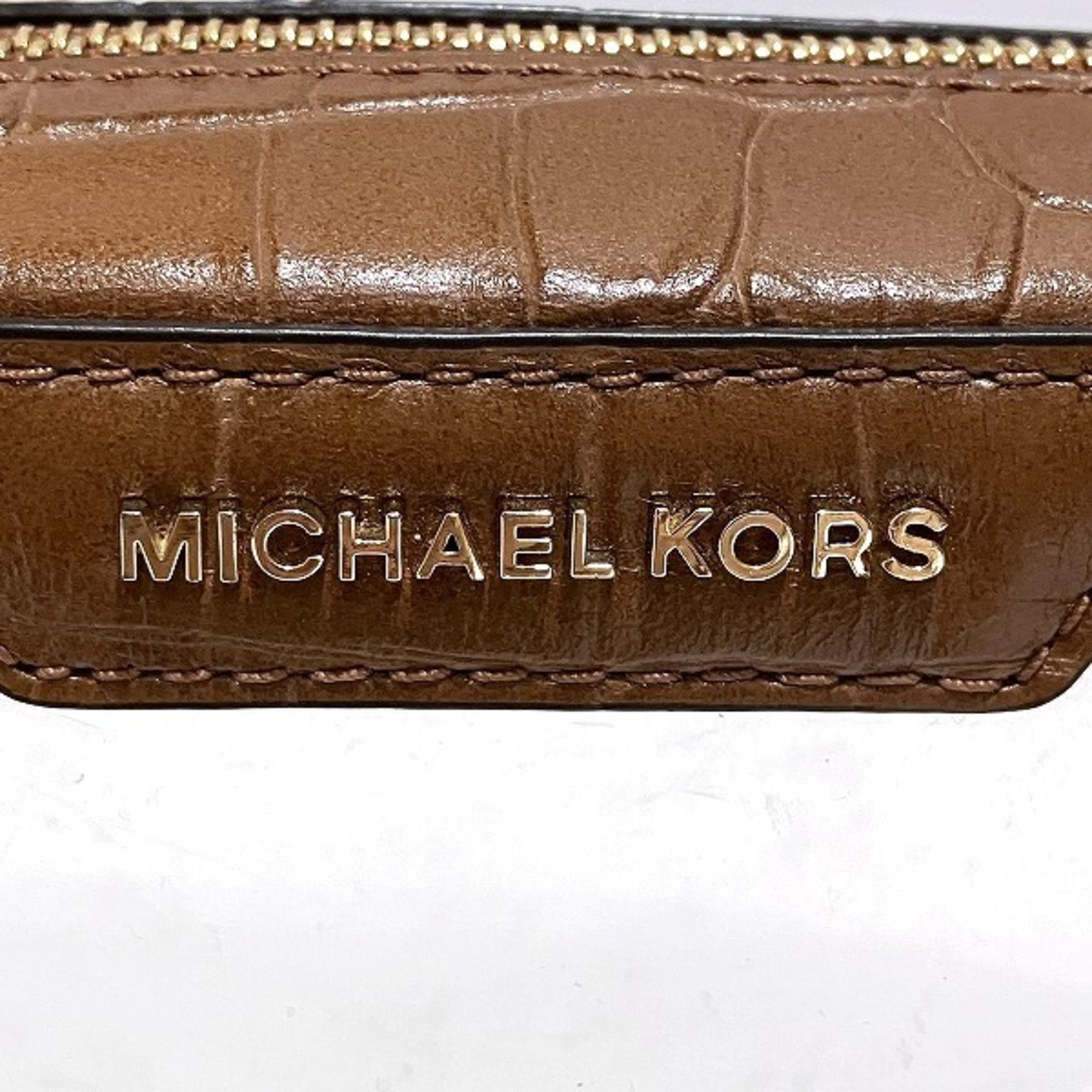 Michael Kors Camera Bag Brown Shoulder Women's