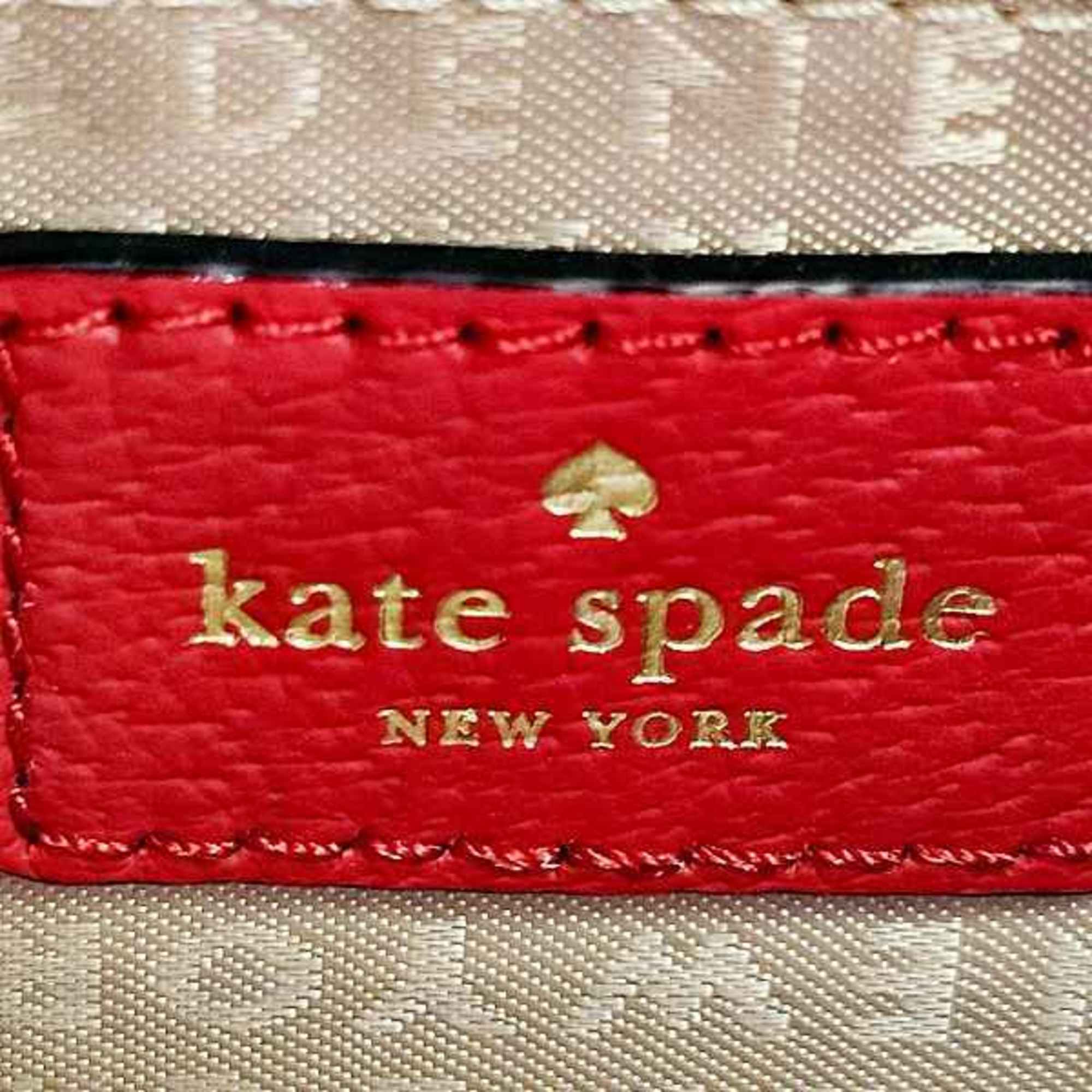 Kate Spade WLRU2983 Red Leather Bag Shoulder Women's