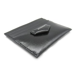 GIVENCHY Business Card Holder/Card Case Leather Men's/Women's Black BB60KCB00D001