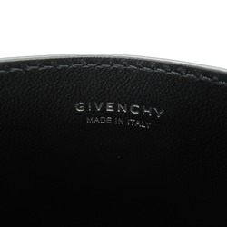 GIVENCHY Business Card Holder/Card Case Leather Men's/Women's Black BB60KCB00D001