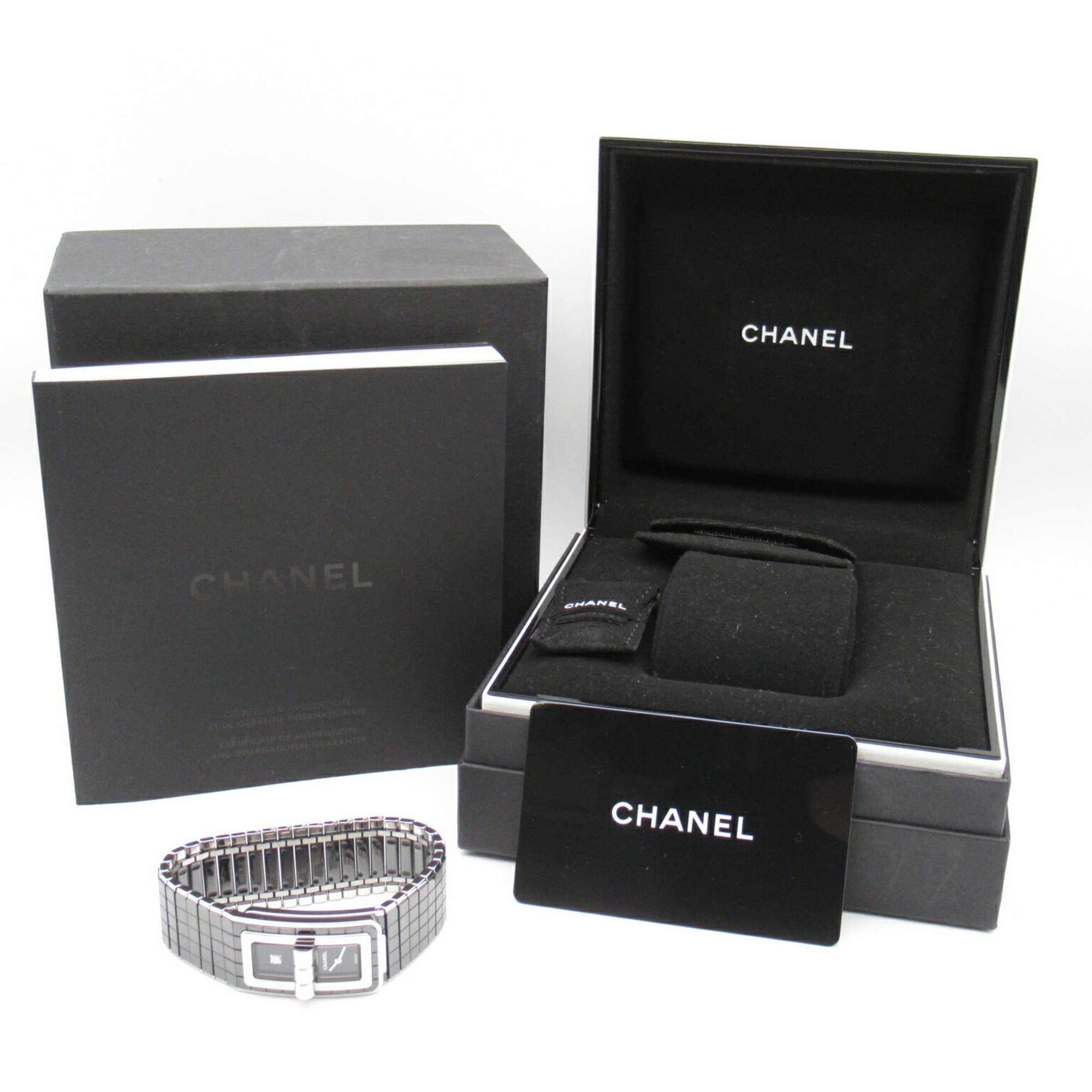 CHANEL Code Coco Watch Stainless Steel Ceramic Women's Black H5147