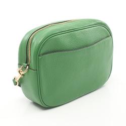 COACH shoulder bag, leather, women's, green